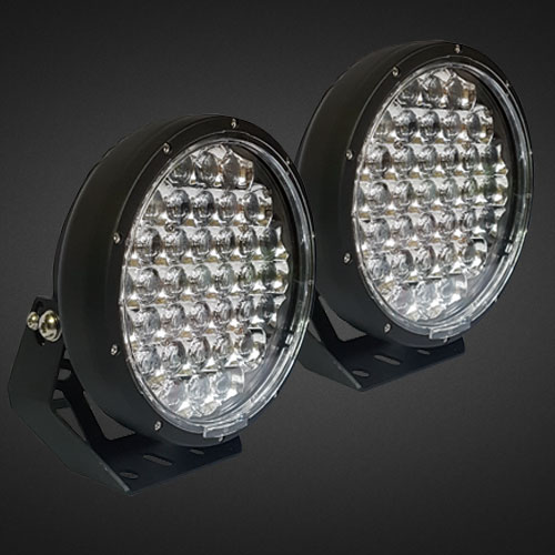 BLACK DIAMOND 9 " 370 Watt LED Driving Lights 1LUX1200Mtrs Hybrid